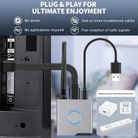 Wireless HDMI Display Dongle Adapter 4K, Wireless Receiver, Streaming Media Video/Audio/File HDMI Wireless Extender from Laptop, PC, Smartphone to HDTV Projector Monitor - Image 3
