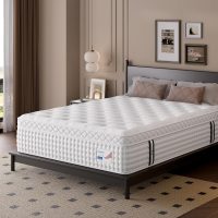 BedStory Firm King Size Mattress 14 Inch, Luxury Hybrid Mattress in a Box for Zoned Pressure and Pain Relief, Signature Collection Deep Sleep Mattresses, Forever Warranty,365 Nights Trial - Image 2