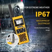 G1pro IP67 Waterproof Floating Walkie Talkies Long Range for Adults,Heavy Duty Two Way Radio,VOX,USB-C,Rechargeable Lithium Battery(4 Pack) - Image 3