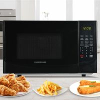 Farberware 0.9 Cu. Ft. Black Microwave Oven, 900W with LED Display, 10 Power Levels, 8 Auto-Cook Presets, Express Cooking & Defrost - Image 6