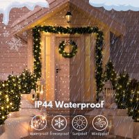 2-Pack Connectable 164FT 400LED Christmas Lights Outdoor Waterproof, Christmas String Lights with 8 Modes, Twinkle Lights Green Wire for Holiday Party Christmas Decorations Outdoor Indoor, Warm White - Image 4