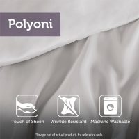 Madison Park Essentials Room in a Bag Faux Silk Comforter Set - Luxe Diamond Tufting All Season Bedding, Matching Curtains, Decorative Pillows, Taupe King(104"x92") 24 Piece - Image 7