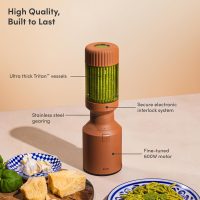 The Beast Mini Blender Plus | Mini Countertop Kitchen Blender | Blend Smoothies and Shakes, Dressings, Sauces, Dips | Extra Vessels, Straw Cap and Straws Included | 600W (Terra) - Image 2