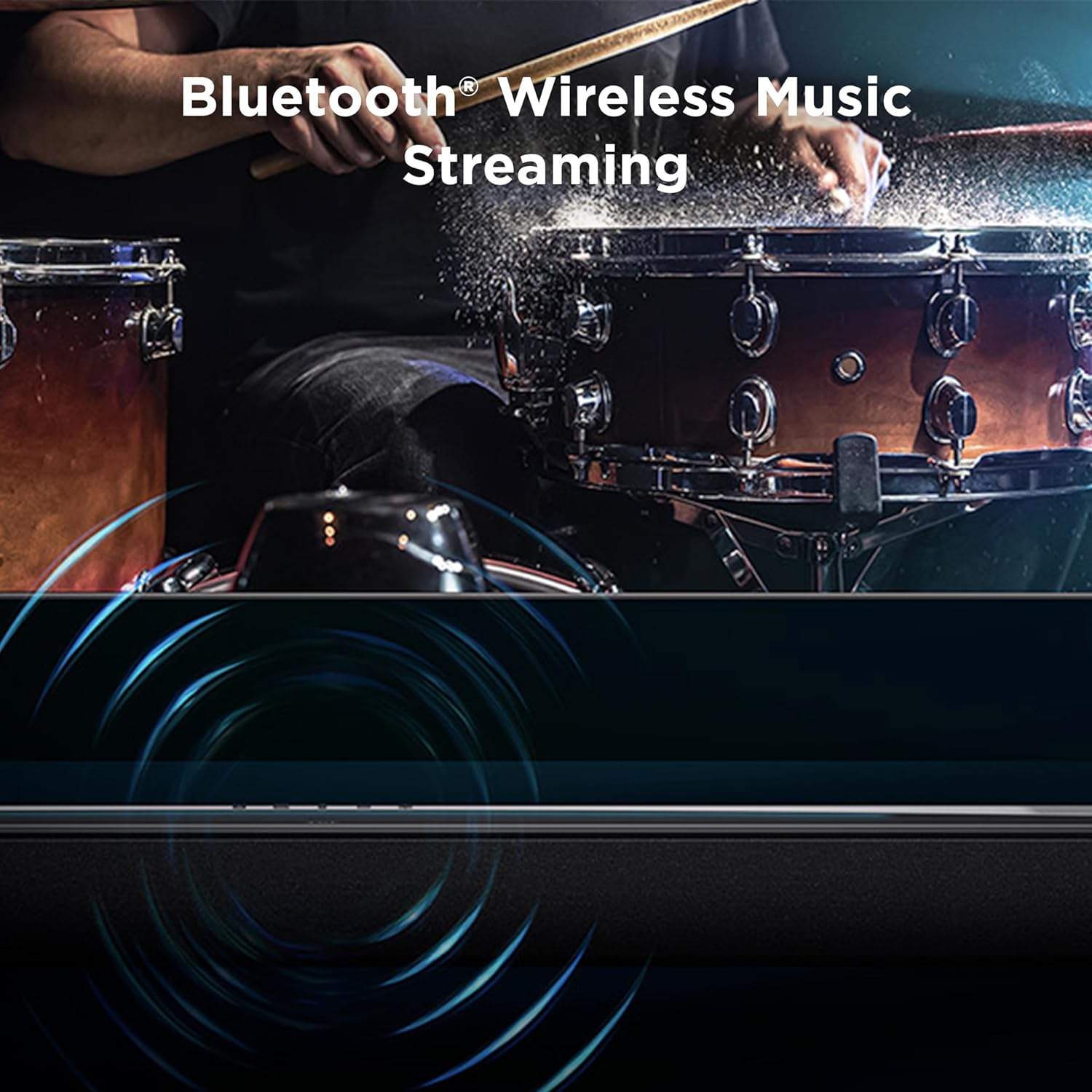 TCL Q85H Q Class 7.1.4 Channel Sound Bar with Dolby Atmos, DTS:X, Ray Danz Technology, Wireless Subwoofer, Wireless Surround Speakers, and Bluetooth Music Streaming - Image 6