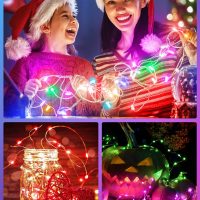 Minetom Fairy Lights Color Changing - 33FT 100 LED String Lights with Remote,11 Modes, USB Fairy Lights Indoor, Twinkle Christmas Fairy Light for Bedroom Indoor Classroom - Image 5