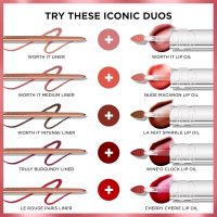 L'Oreal Paris Plump Ambition Hyaluron Lip Oil, 24 HR Lip Gloss with Hyaluronic Acid, Volumizing Formula with Glass-Like Shine, Worth It 601, 0.16 Fl Oz - Image 8