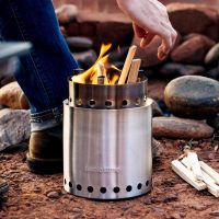 Solo Stove Campfire Camping Stove Portable Stove for Backpacking Outdoor Cooking Great Stainless Steel Camping Backpacking Stove Compact Wood Stove Design-No Batteries or Liquid Fuel Canisters Needed - Image 8
