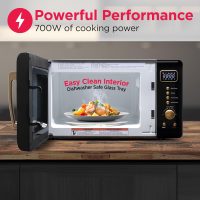 FRIGIDAIRE EMW788RETRO 0.7 cu. ft. Retro Microwave, Black-Gold - Image 6