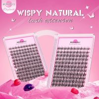 Natural Lash Clusters Wispy Fairy Cluster Eyelash Extensions 10-16MM CC Curly Manga Eyelash Clusters 120Pcs Individual Lashes Clusters Versatile DIY Lash Extension by MOONKALI - Image 6