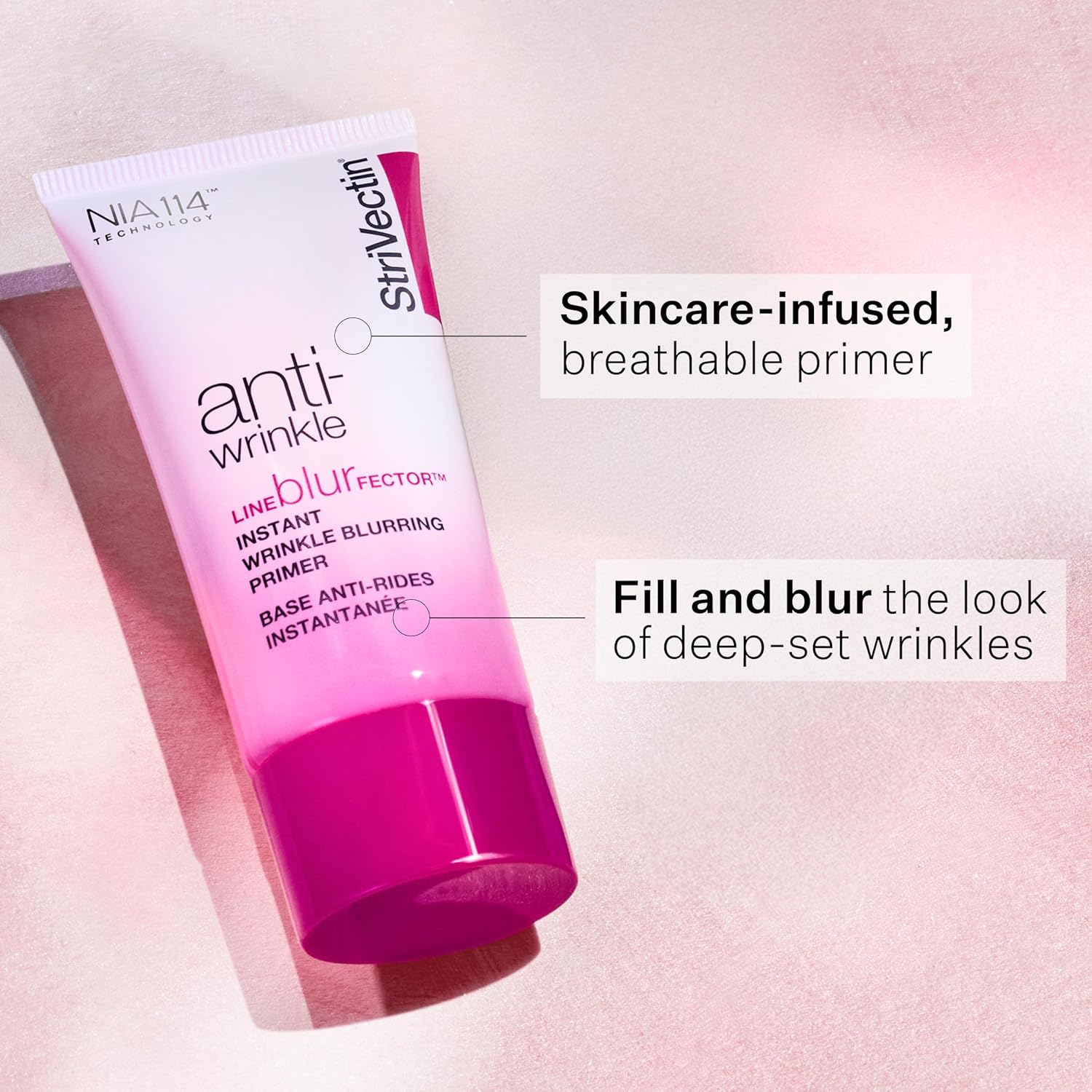 StriVectin Line BlurFector™ Instant Wrinkle Blurring Primer, Skin Primer to help blur and fill the look of wrinkles, Makeup Primer for Smooth Skin, 1 oz. - Image 2