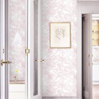 Dimoon 393"x17.3" Peel and Stick Wallpaper Floral Contact Paper Boho White Pink Flower Wallpaper Removable Wall Paper Self Adhesive Modern for Cabinets Drawers Bedroom Thicken Vinyl - Image 2