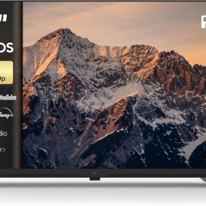 FPD 43 Inch Smart TV 1080P Full HD Powered by Tizen OS Compatible with Dolby Audio, HDR 10, HDMI, WiFi, Bluetooth, Flat Screen Television (AT43-P1, 2025)