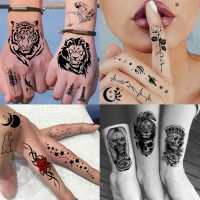73 Sheets Halloween Chicano Temporary Tattoos For Women Men Adults Cholo Chola, Our Lady of Guadalupe Tattoo Stickers Religion, Chicana Gangster Prisoner Mexico Culture Joker Fake Tattoo Jesus Christ - Image 7
