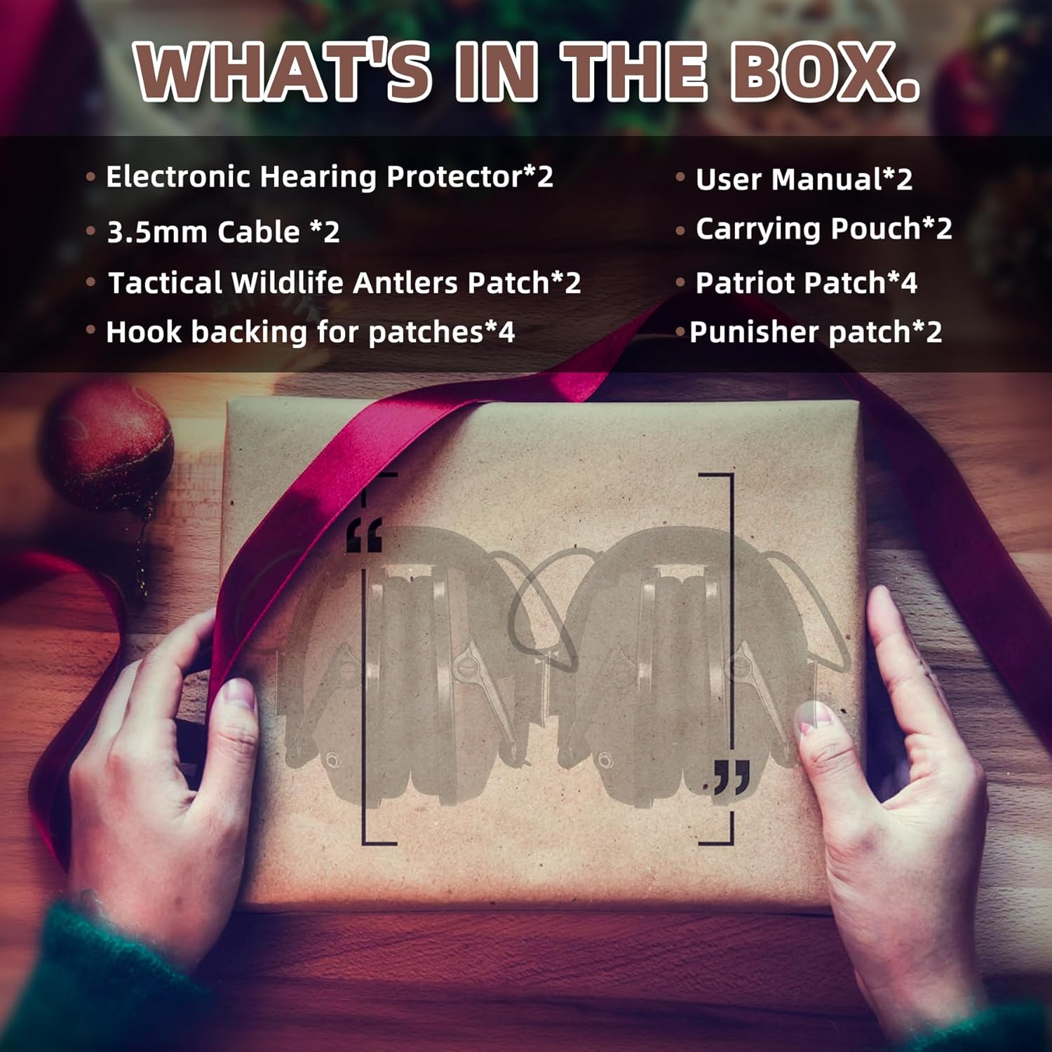 PROHEAR 2 Pack Electronic Ear Protection for Shooting with 4X Sound Amplification, Gun Range Hearing Protection Muffs, NRR 23dB Noise Reduction Headphones for Hunting, Green and Brown - Image 6