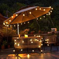 Mlambert 50Ft LED Outdoor String Lights G40 Globe Dimmable Patio Light, Waterproof Hanging String Light with 27 Warm White Shatterproof Bulbs(2 Spare) - Image 2