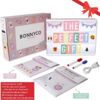 Pink Cinema Light Box with 400 Letters, Emojis, 2 Markers - BONNYCO | Led Light Box Home Office & Room Decor | Cinema Led Sign Letters Board Gifts for Women and Girls Christmas Birthdays | Pink Decor - Image 7
