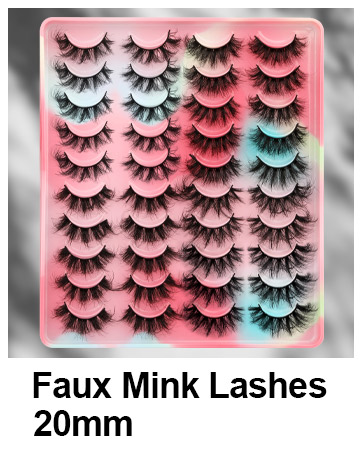 20 Pairs False Eyelashes