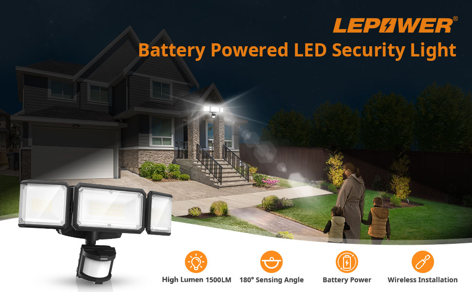 battery flood light