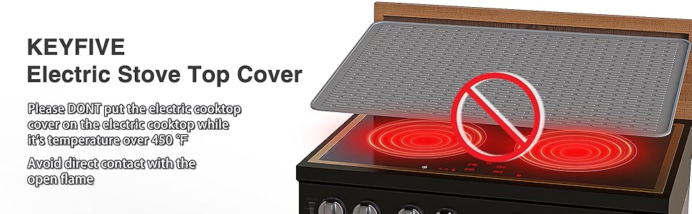 stove cover for electric stove