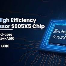 Powerful Processor & AI: Built on a 6 nm Amlogic S905X5 chip for improved performance
