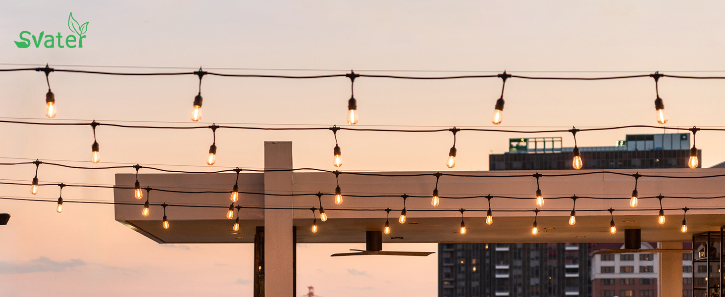 outdoor string lights waterproof
