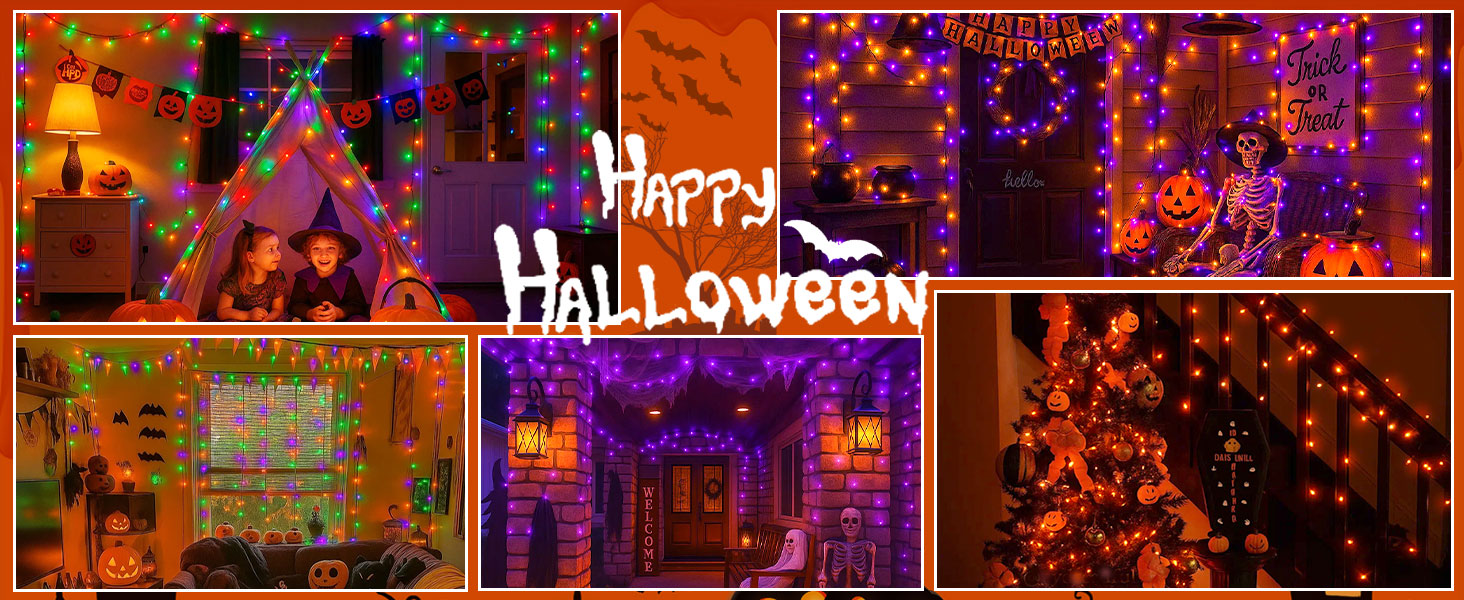 Halloween string lights decoration
