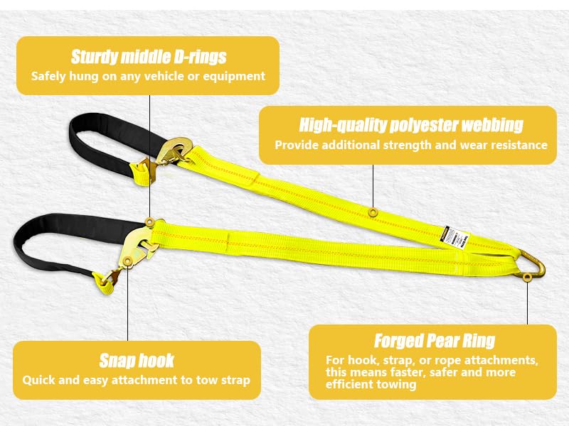 Bridle Tow Strap 4700LBS