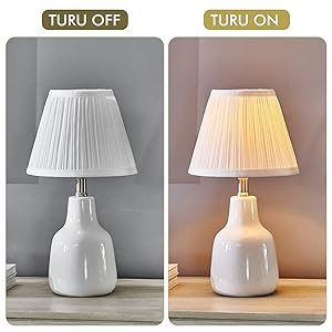 white lamp shade