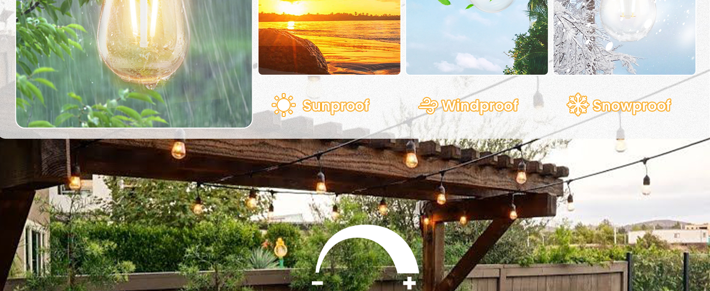 string lights for outside