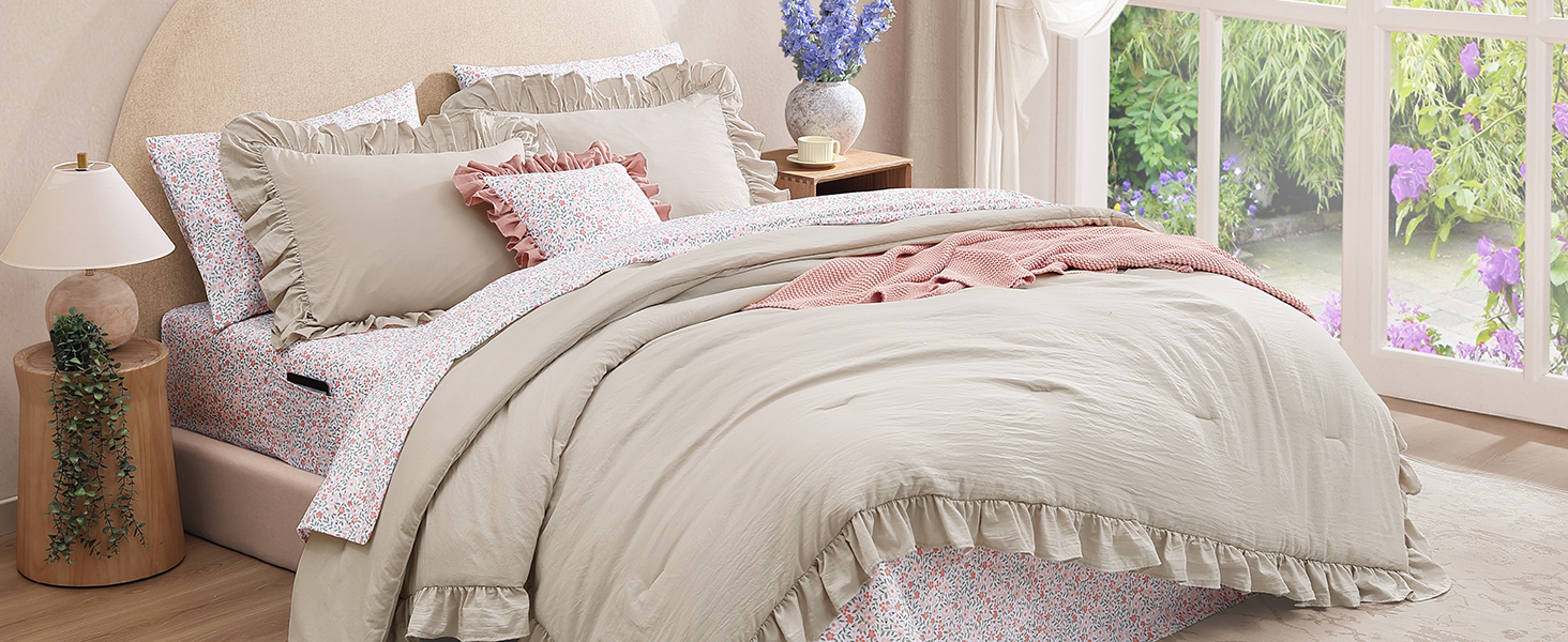 ruffle comforter