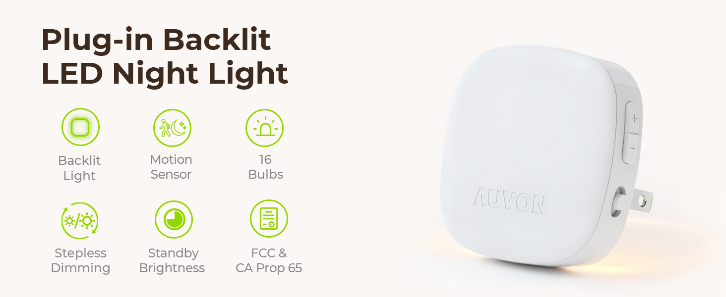 backlit night light