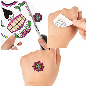 Men Women face tattoos