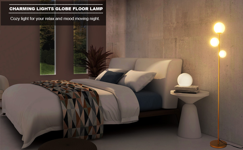 mid century floor lamp