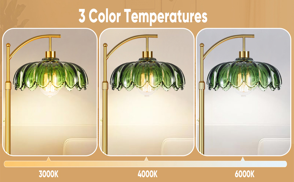green floor lamp