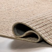 Rugs USA 6x9 Melrose Checked Wool Indoor Area Rug, Contemporary Farmhouse Cream for Living Room, Bedroom, Office, Entryway, Hallway - Image 6