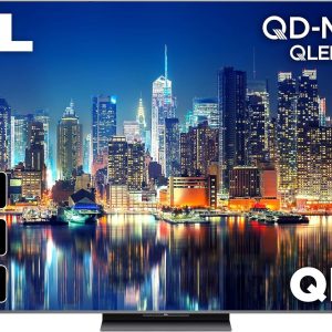 TCL 65-Inch Class QM8K Series QD-Mini LED 4K UHD Google Smart TV Next Generation Mini-LED TV - QLED, 144hz, 288hz VRR, No Bezel Design, Unrivaled Picture Quality, Ai Processing (65QM8K, 2025 Model)