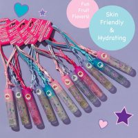 12pc Lip Gloss Necklace, Fruit Flavored Lip Gloss Set, Lip Gloss Value Pack, Teen Girls Party Favors, Non Toxic Lip Gloss Necklaces For Girls - Image 2