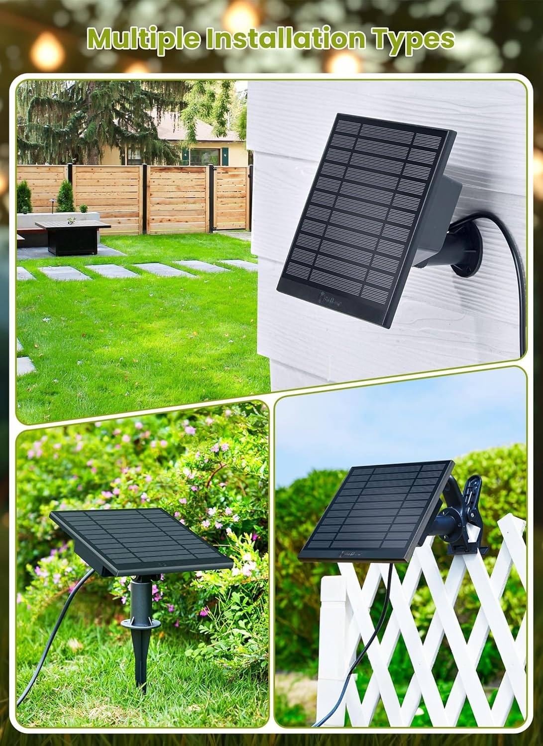 Brightown 58FT Solar String Lights Outdoor with Remote Cable Ties and Hooks, Commercial Grade Patio Lights with 26 LED Shatterproof Bulbs, 3 Light Modes Hanging Light for Backyard Party Decor - Image 7