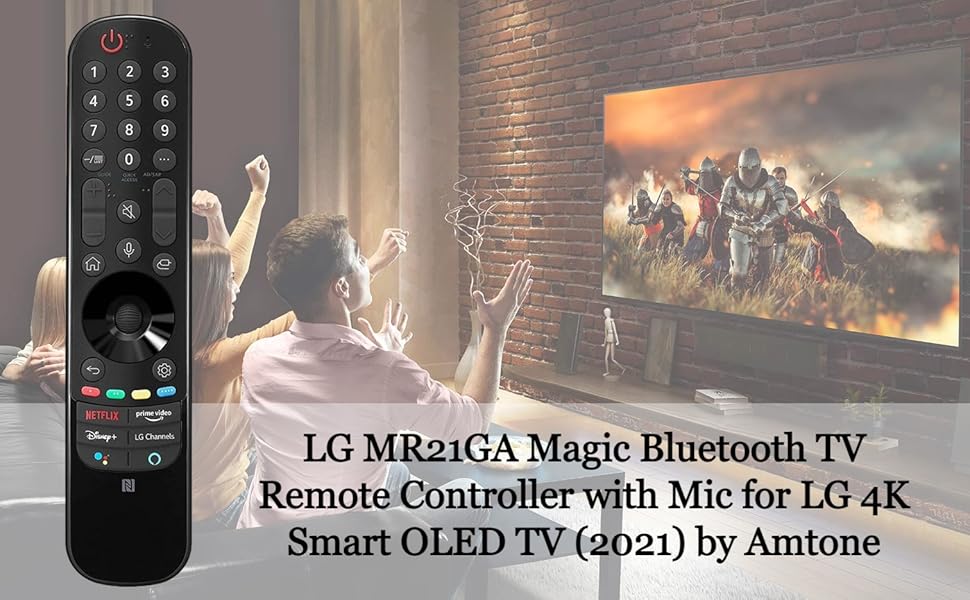 LG MR21GA / AGF30136002 Magic Bluetooth TV Remote Control with Mic