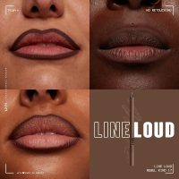 NYX PROFESSIONAL MAKEUP Line Loud Lip Liner, Longwear and Pigmented Lip Pencil with Jojoba Oil & Vitamin E - Rebel Kind (Chocolate Brown) - Image 3