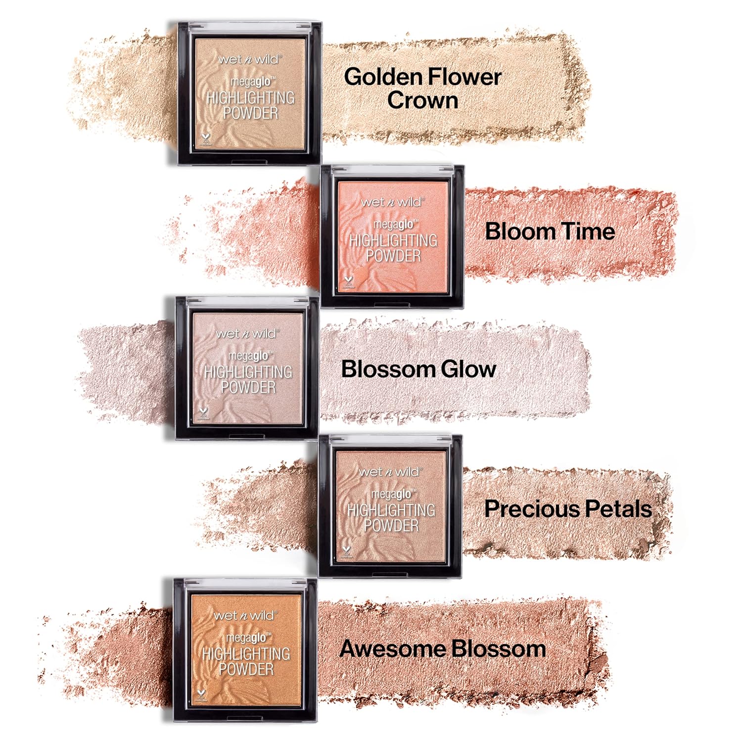 wet n wild MegaGlo Highlighting Powder Warm Gold Golden Flower Crown - Image 10