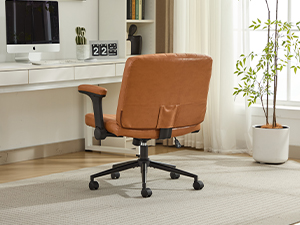 Criss Cross Chair Legged Office Computer Task Seating Swivel Vanity Home Height Adjustable