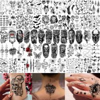 73 Sheets Halloween Chicano Temporary Tattoos For Women Men Adults Cholo Chola, Our Lady of Guadalupe Tattoo Stickers Religion, Chicana Gangster Prisoner Mexico Culture Joker Fake Tattoo Jesus Christ - Image 5
