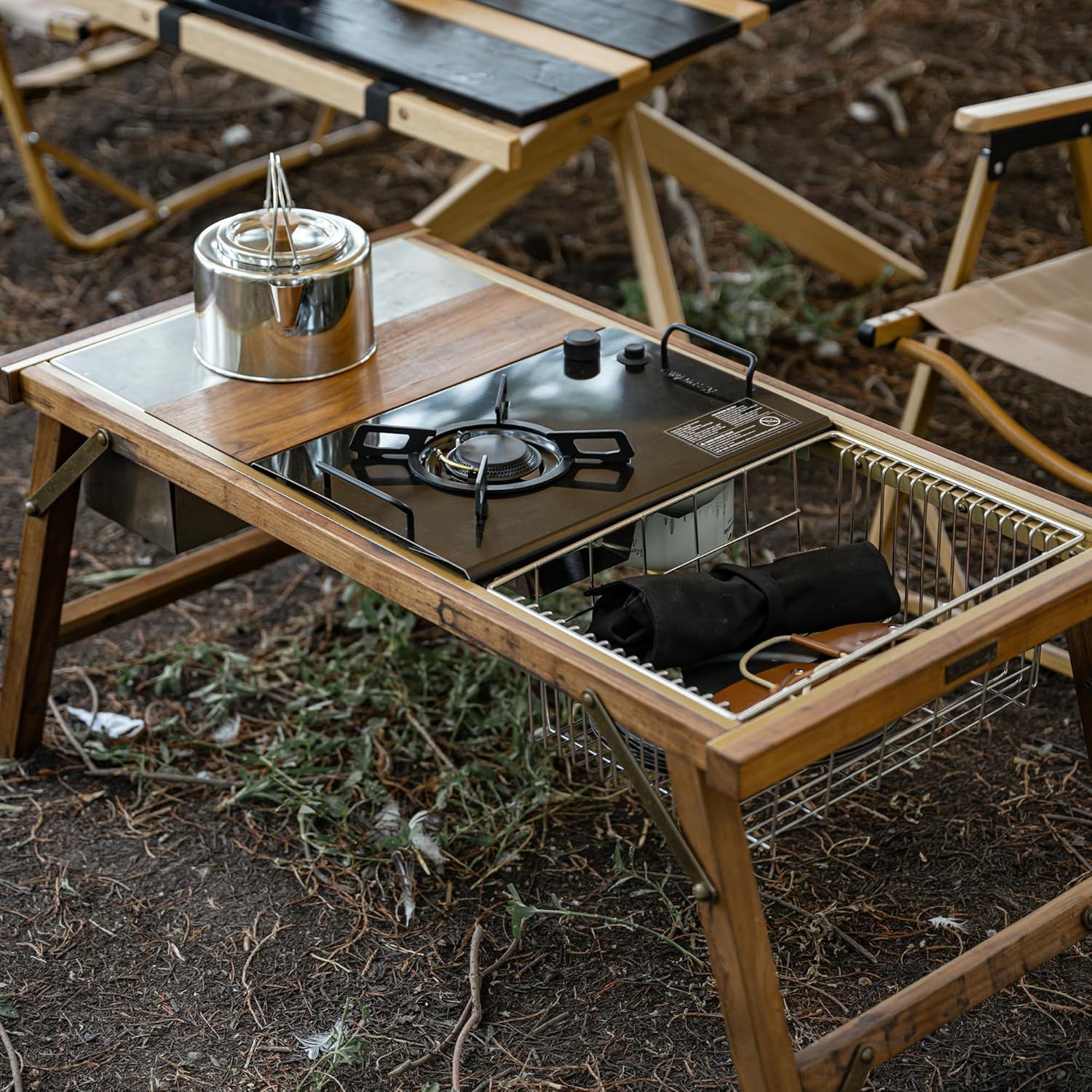 Naturehike Camping Gas Stove for IGT Table, Folding Isobutane Stove with Carry Bag, Portable Camp Stove for Outdoor Car Camping Cooking Tailgating - Image 2