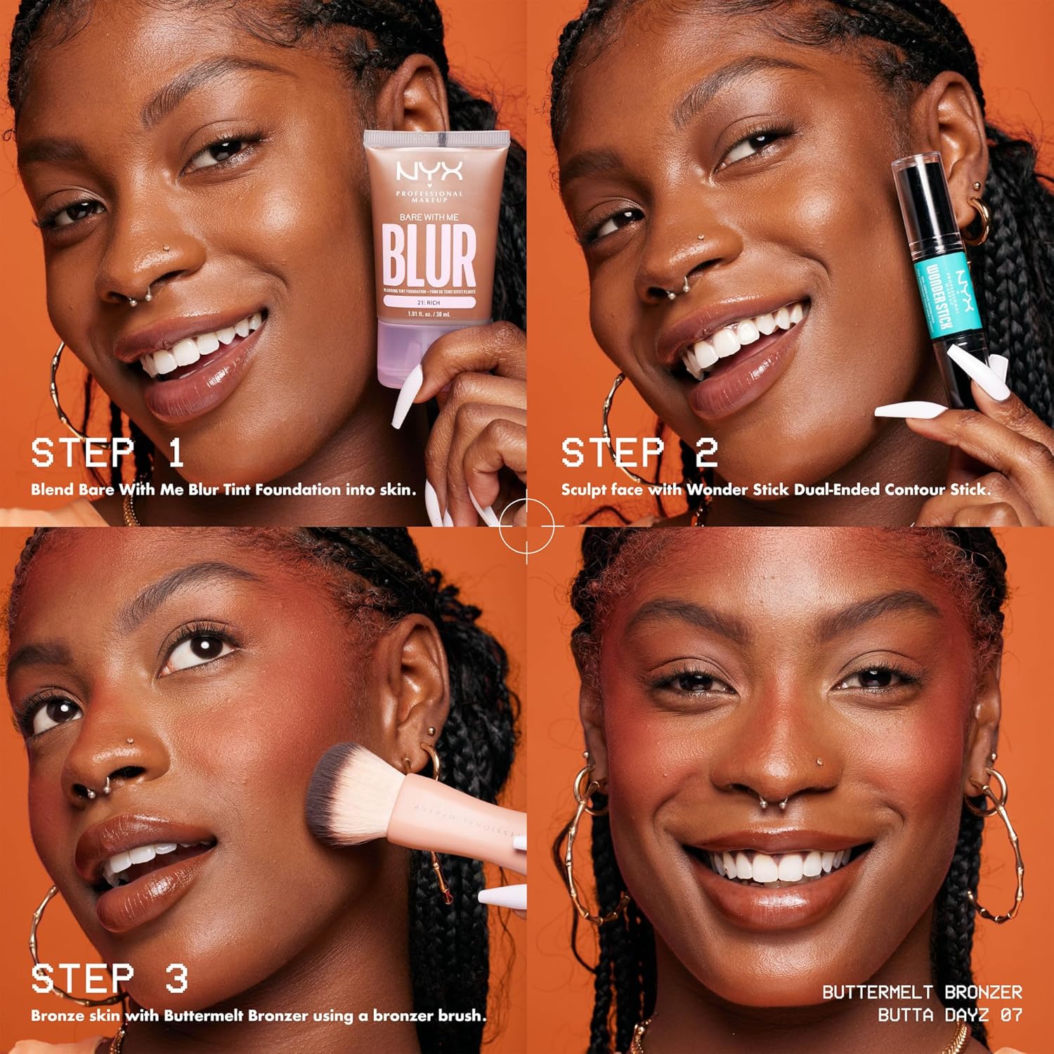 NYX PROFESSIONAL MAKEUP Matte Buttermelt Bronzer, Longwear Face Makeup with Up to 12 Hours of Wear, Vegan Formula - Deserve Butta (Light Medium Cool) - Image 8