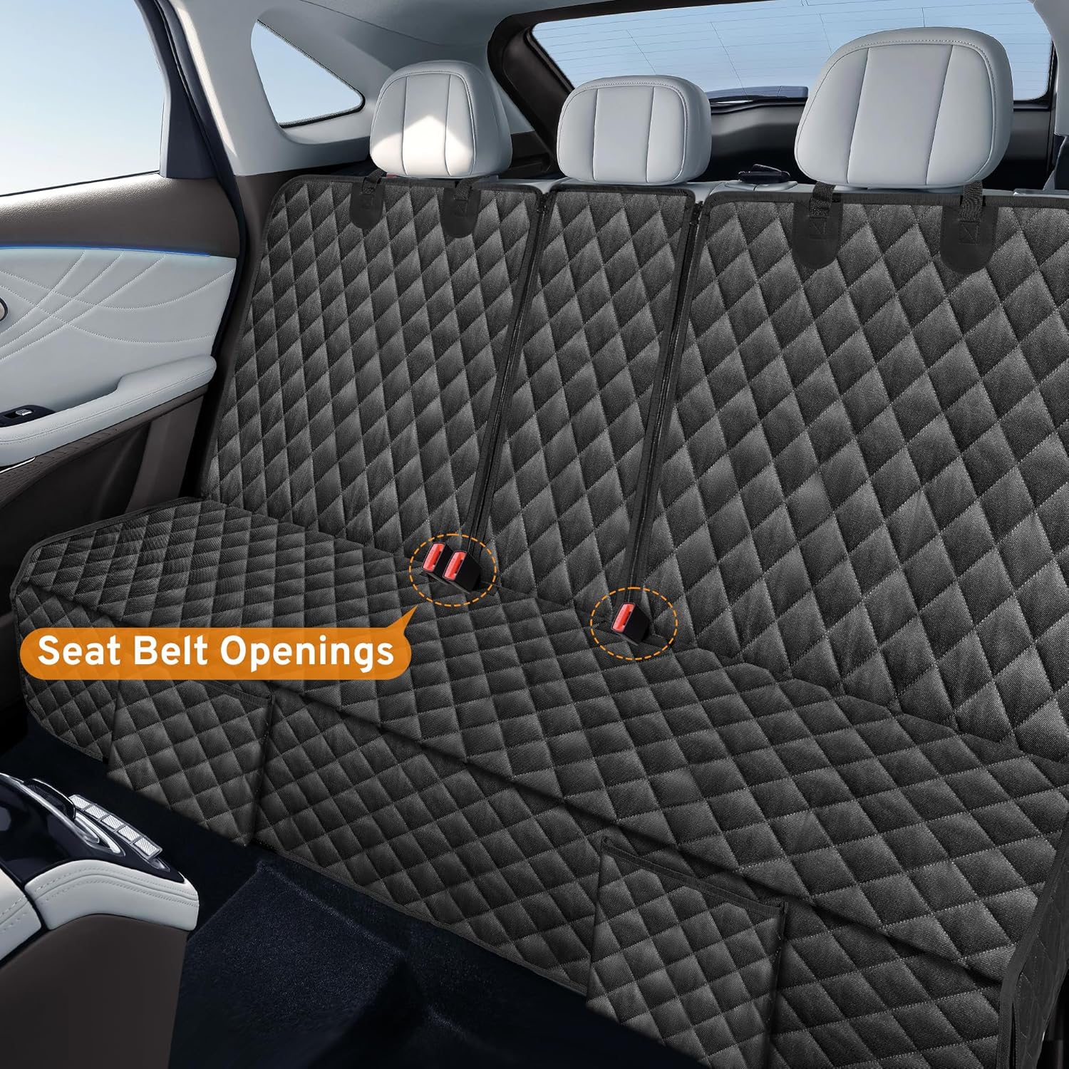 Dog Car Seat Cover for Back Seat Compatible with Honda CRV CR-V HRV HR-V Accessories, Waterproof Non-Slip Pet Bench Backseat Covers 2026 New - Image 2