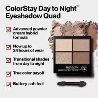 Revlon Eyeshadow Palette by Revlon, ColorStay Day to Night Up to 24 Hour Eye Makeup, Velvety Pigmented Blendable Matte & Shimmer Finishes, 555 Moonlit, 0.16 Oz, 555 Moonlit, 0.16 oz - Image 5