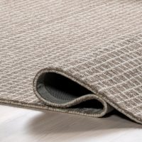 Rugs USA 6x9 Melrose Checked Wool Indoor Area Rug, Contemporary Farmhouse Grey for Living Room, Bedroom, Office, Entryway, Hallway - Image 6
