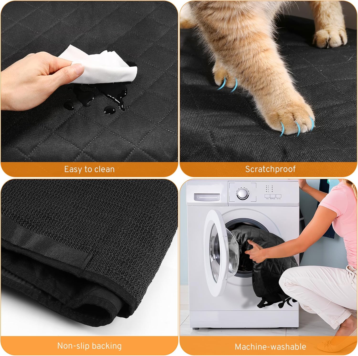Dog Car Seat Cover for Back Seat Compatible with Honda CRV CR-V HRV HR-V Accessories, Waterproof Non-Slip Pet Bench Backseat Covers 2026 New - Image 5