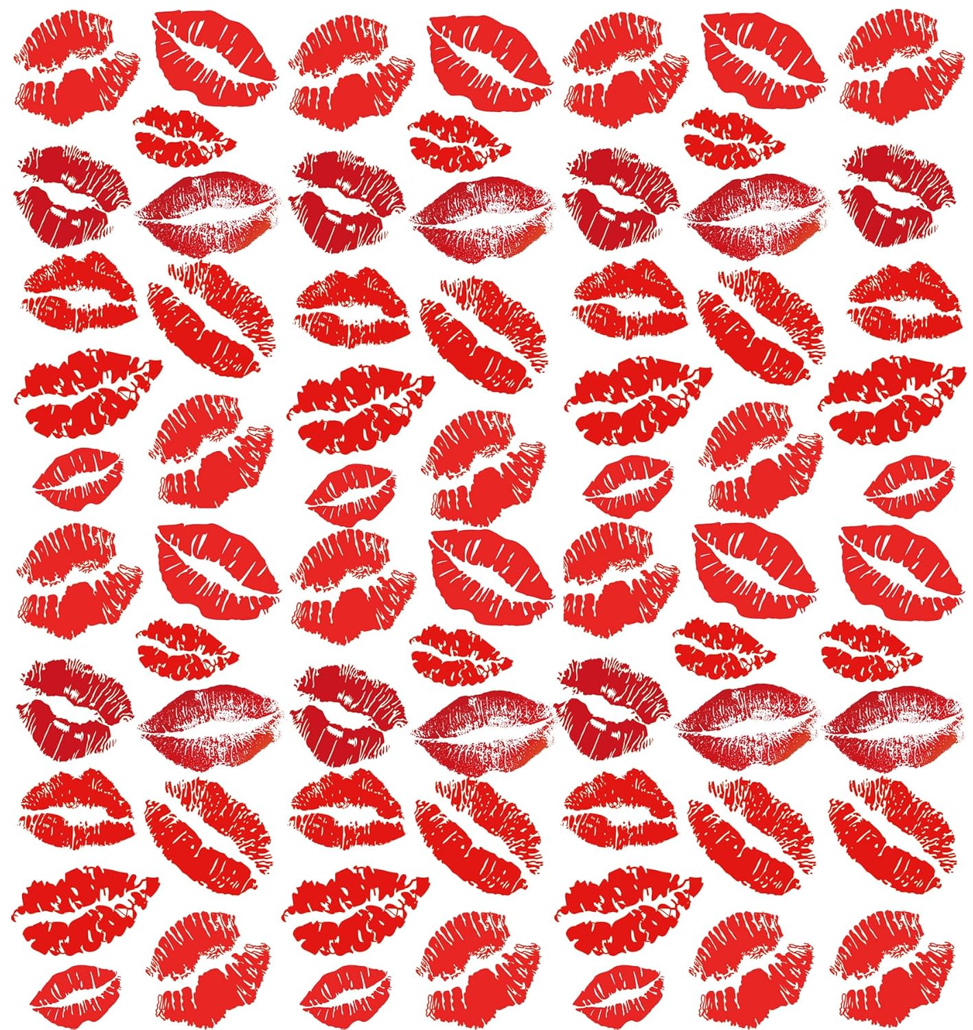 Bright Red Lip Print Temporary Tattoo Sticker Valentines Day Tattoos Kiss Tattoo